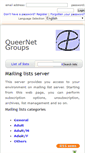 Mobile Screenshot of groups.queernet.org